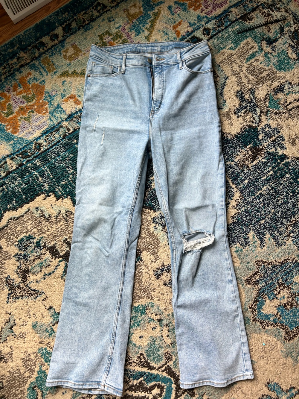 Old Navy Light Wash Flare Jeans